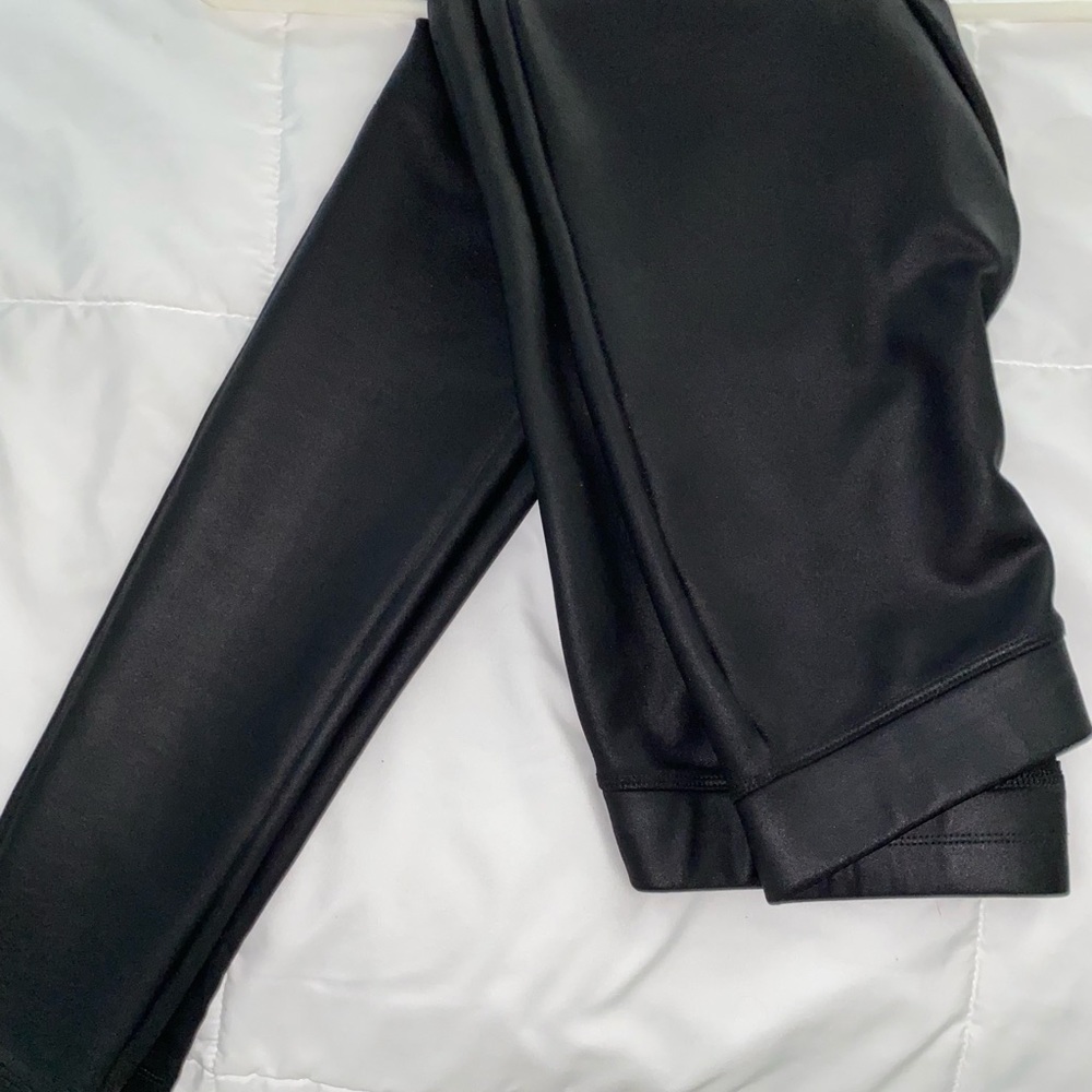 Faux leather leggings